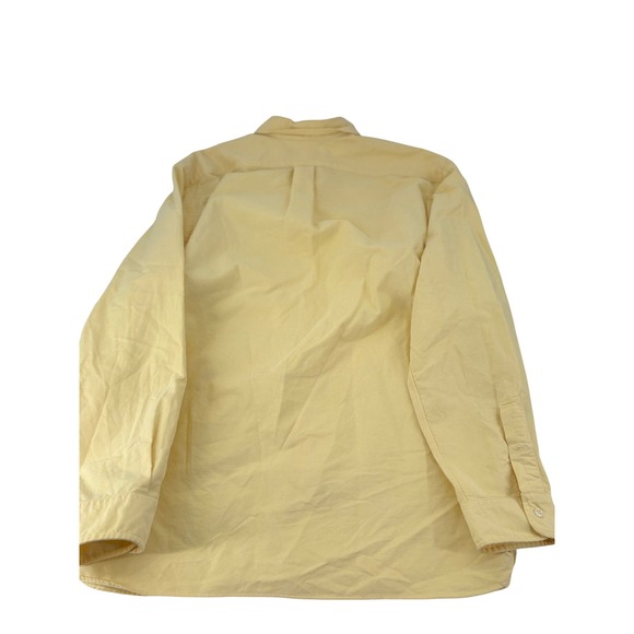 Ralph Lauren Button Down Mens XXL Shirt Yellow Classic Fit Oxford Long Sleeve - Picture 8 of 9